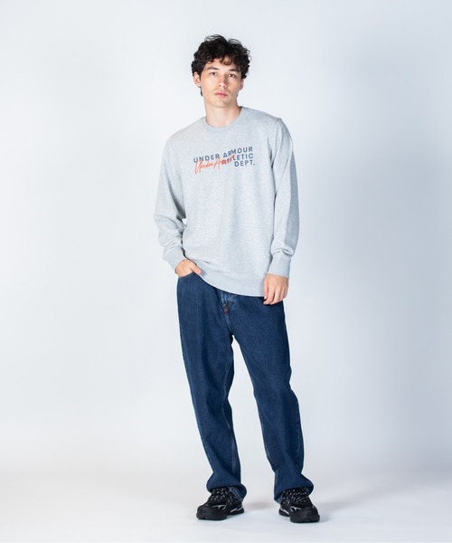 UNDER ARMOUR(アンダーアーマー)の「UAエッセンシャル テリー ノベルティ クルー(ライフスタイル/メンズ)(スウェット・メンズ・グレー・S/3XL/XL/2XL/M/L)」の8枚目の写真