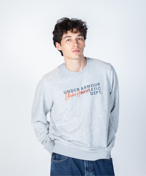UNDER ARMOUR(アンダーアーマー)の「UAエッセンシャル テリー ノベルティ クルー(ライフスタイル/メンズ)(スウェット・メンズ・グレー・S/3XL/XL/2XL/M/L)」の9枚目の写真