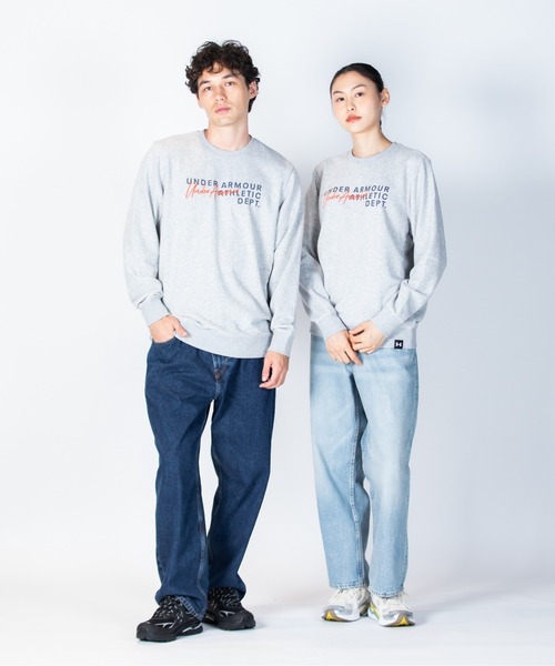 UNDER ARMOUR(アンダーアーマー)の「UAエッセンシャル テリー ノベルティ クルー(ライフスタイル/メンズ)(スウェット・メンズ・グレー・S/3XL/XL/2XL/M/L)」の7枚目の写真