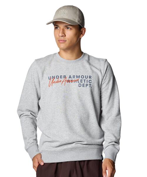 UNDER ARMOUR(アンダーアーマー)の「UAエッセンシャル テリー ノベルティ クルー(ライフスタイル/メンズ)(スウェット・メンズ・グレー・S/3XL/XL/2XL/M/L)」の6枚目の写真