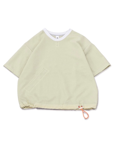 sneeuw（スニュウ）の「ワンポケットプルオーバー（Tシャツ/カットソー・レディース・チャコールグレー/グリーン・1/3）」の8枚目の写真