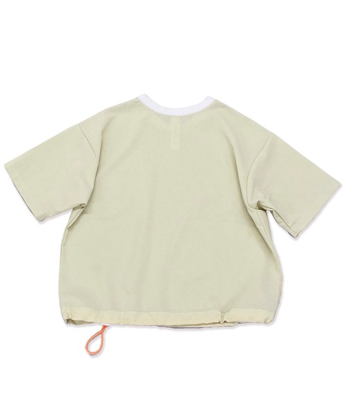 sneeuw（スニュウ）の「ワンポケットプルオーバー（Tシャツ/カットソー・レディース・チャコールグレー/グリーン・1/3）」の9枚目の写真