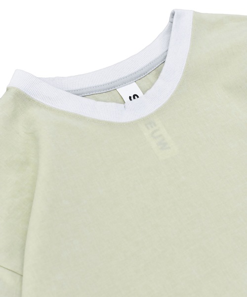 sneeuw（スニュウ）の「ワンポケットプルオーバー（Tシャツ/カットソー・レディース・チャコールグレー/グリーン・1/3）」の12枚目の写真