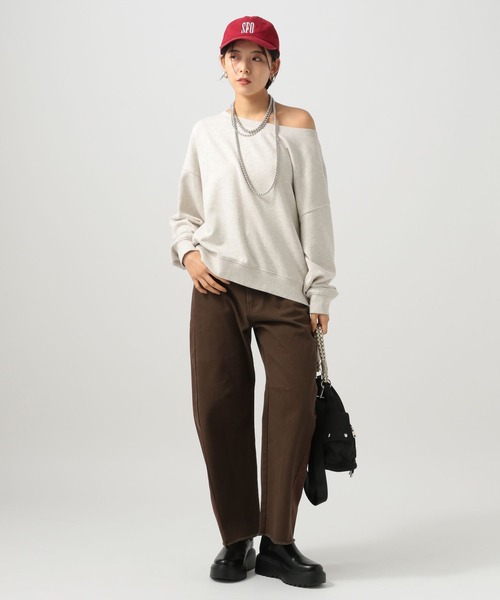 ボンディングオフショルスウェット ボンディングオフショルスウェット