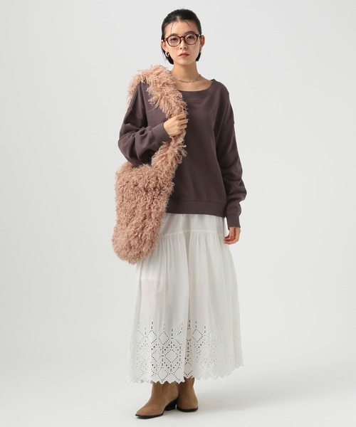 BAYFLOW(ベイフロー)の「オフショルダースウェット(スウェット・レディース・ホワイト系/イエロー系/ダークブラウン・FREE)」の21枚目の写真