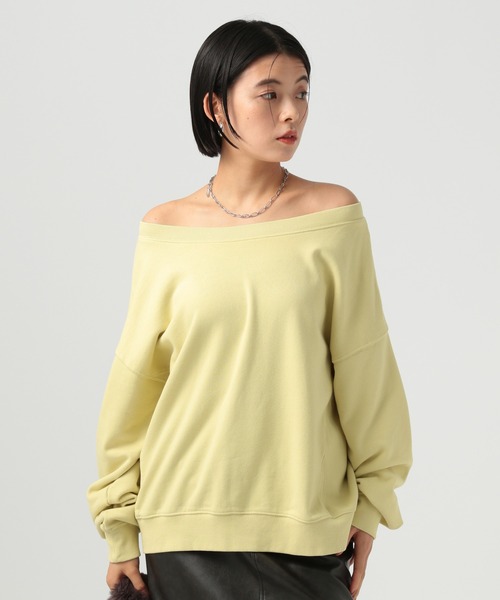 BAYFLOW(ベイフロー)の「オフショルダースウェット(スウェット・レディース・ホワイト系/イエロー系/ダークブラウン・FREE)」の20枚目の写真
