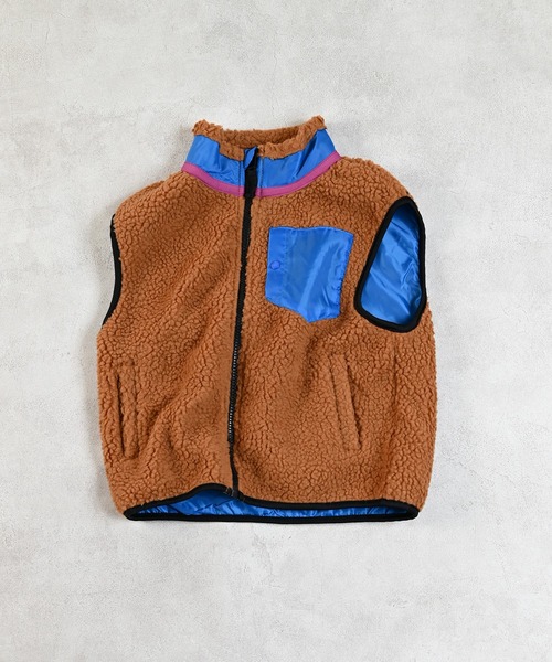 MARKEY'S（マーキーズ）の「リペスＡボアベスト（その他アウター・キッズ・オフホワイト/ブラック/パープル系その他/ブラウン/グリーン・100/95/90/80/150/140/130/120/110）」の22枚目の写真