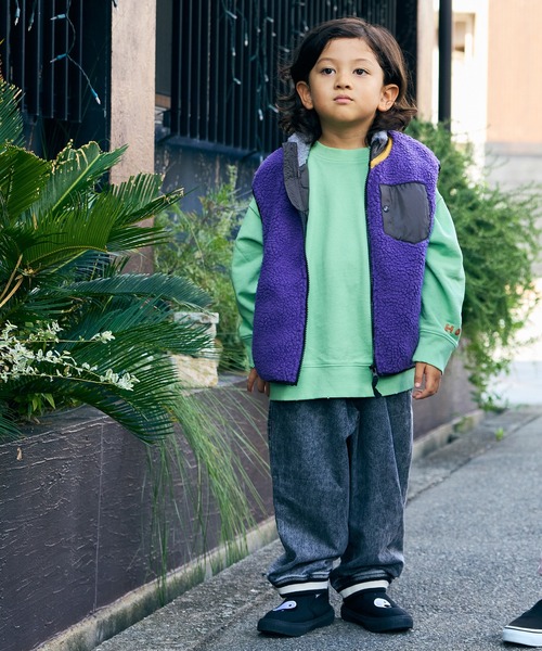 MARKEY'S（マーキーズ）の「リペスＡボアベスト（その他アウター・キッズ・オフホワイト/ブラック/パープル系その他/ブラウン/グリーン・100/95/90/80/150/140/130/120/110）」の14枚目の写真