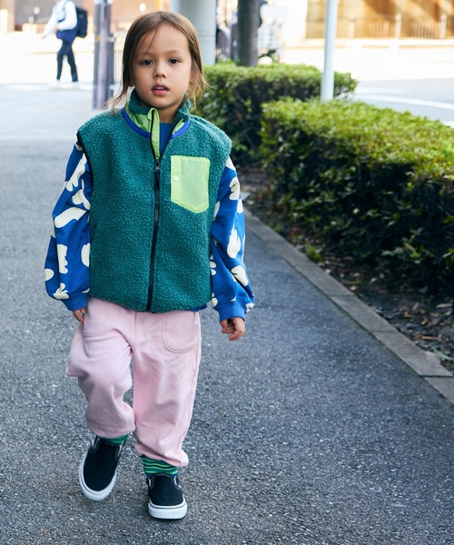 MARKEY'S（マーキーズ）の「リペスＡボアベスト（その他アウター・キッズ・オフホワイト/ブラック/パープル系その他/ブラウン/グリーン・100/95/90/80/150/140/130/120/110）」の10枚目の写真