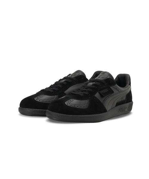 PUMA(プーマ)の「PUMA プーマ ユニセックス パレルモ レザー MIJ プレミアム ドレス スニーカ(スニーカー・メンズ・ブラック・26.5cm/24.0cm/23.5cm/24.5cm/26.0cm/25.5cm/25.0cm/28.0cm/27.5cm/27.0cm/28.5cm/23.0cm)」の2枚目の写真