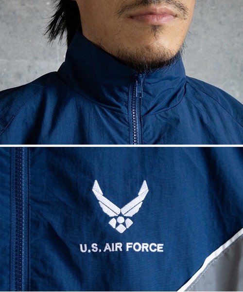 ８(eight)（エイト）の「USタイプPTUウインドブレーカー（ナイロンジャケット・メンズ・ネイビー・LARGE/MEDIUM/X-LARGE）」の10枚目の写真