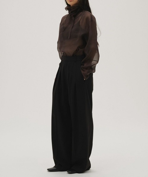 TODAYFUL/トゥデイフル】Dry Touch Tuck Trousers/ドライタッチタック