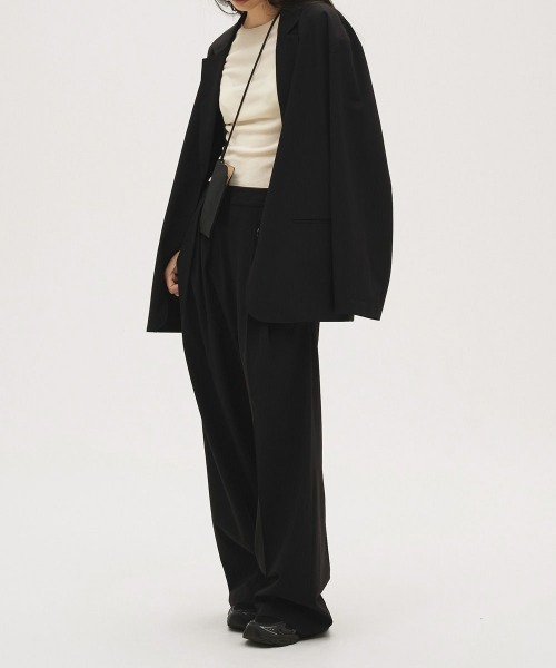 TODAYFUL/トゥデイフル】Dry Touch Tuck Trousers/ドライタッチタック
