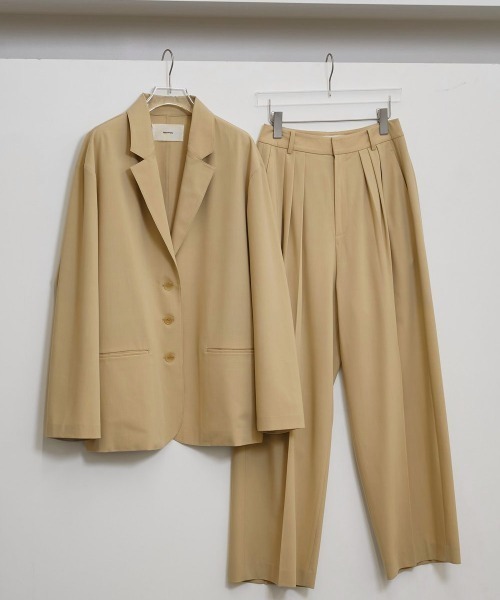 TODAYFUL(トゥデイフル)の「【TODAYFUL/トゥデイフル】Dry Touch Tuck Trousers/ドライタッチタックトラウザー(スラックス・レディース・ブラック/ベージュ・38/36)」の8枚目の写真