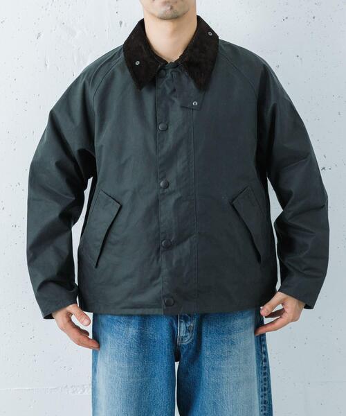 Barbour（バブアー）の「Barbour　OS TRANSPORT WAX JACKET（その他アウター・メンズ・グリーン系その他/ブラック・38/36/42/40）」の5枚目の写真