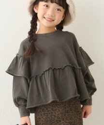 CIAOPANIC TYPY | 【WEB限定】【KIDS】ピグメント加工フリルスウェット(Tシャツ/カットソー)