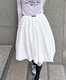 Midi balloon skirt【JD】