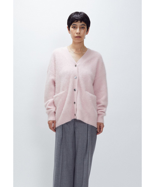 1er Arrondissement(プルミエアロンディスモン)の「【リニューアル】FOXカシミアカーディガン(ニット/セーター・レディース・ベージュ/ピンク系その他4/ブラック系その他3・FREE)」の4枚目の写真