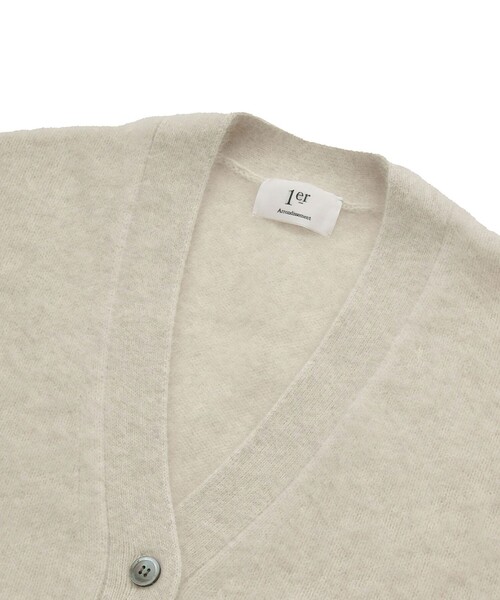 1er Arrondissement(プルミエアロンディスモン)の「【リニューアル】FOXカシミアカーディガン(ニット/セーター・レディース・ベージュ/ピンク系その他4/ブラック系その他3・FREE)」の13枚目の写真
