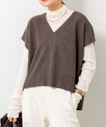 NOLLEY’S | ウォッシャブルヘアリーＶネックベスト(ベスト)