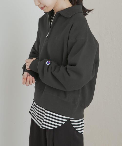 セール】『別注』Champion×DOORS Half Zip Sweatshirts（スウェット