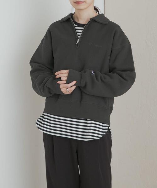 セール】『別注』Champion×DOORS Half Zip Sweatshirts（スウェット