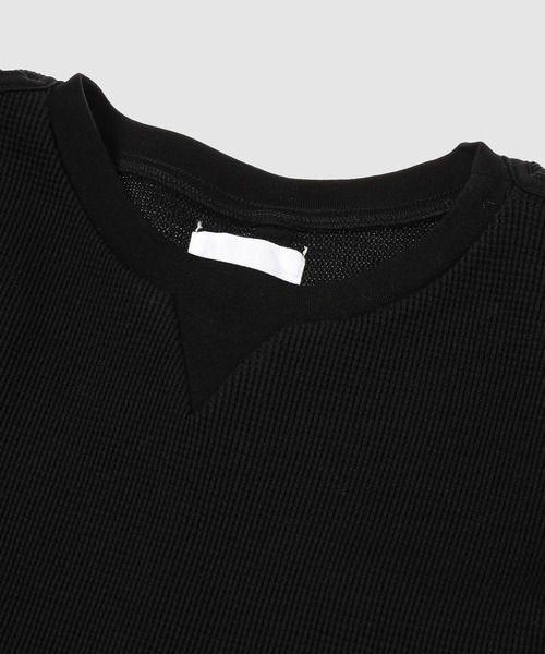 TAKAHIROMIYASHITATheSoloIst.(タカヒロミヤシタザソロイスト)の「oversized thermal crew s/s tee.(Tシャツ/カットソー・メンズ・ホワイト/ブラック・46)」の4枚目の写真