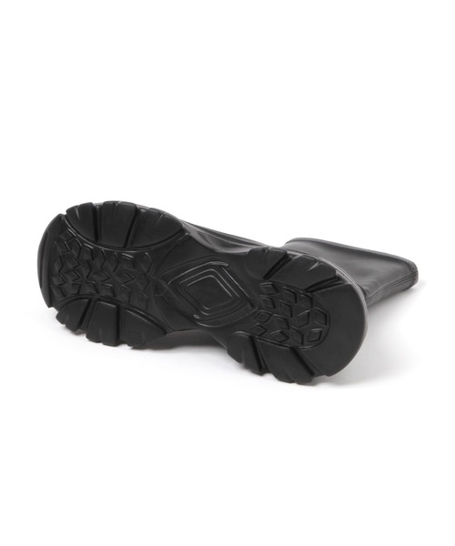 studio CLIP（スタディオクリップ）の「【消臭・抗菌防臭・クッションインソール】軽らくスニーカーブーツ（ブーツ・レディース・ブラック/アイボリー・MEDIUM/LARGE）」の6枚目の写真