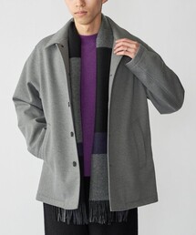 SHIPS | SHIPS: カシミヤ ダブルフェイス チェック マフラー(マフラー)