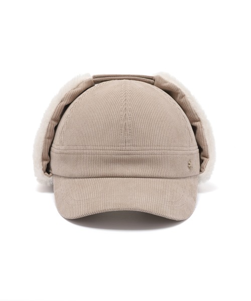 Snow Peak(スノーピーク)の「Snow Peak / Merino Wool Corduroy Ear Cap メリノウールコーデュロイイヤーキャップ 海外限定(その他トップス・レディース・ライトベージュ/スモークピンク/チャコール・S)」の10枚目の写真