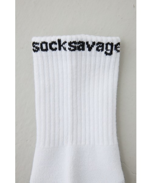 AZUL by moussy(アズールバイマウジー)の「ロゴジャガードミドルソックス(ソックス/靴下・メンズ・グレー/ネイビー/ブラック/ホワイト・FREE)」の20枚目の写真