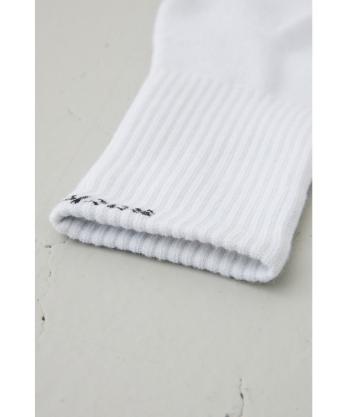 AZUL by moussy(アズールバイマウジー)の「ロゴジャガードミドルソックス(ソックス/靴下・メンズ・グレー/ネイビー/ブラック/ホワイト・FREE)」の22枚目の写真
