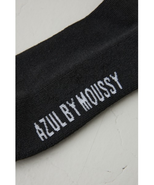 AZUL by moussy(アズールバイマウジー)の「ロゴジャガードミドルソックス(ソックス/靴下・メンズ・グレー/ネイビー/ブラック/ホワイト・FREE)」の14枚目の写真