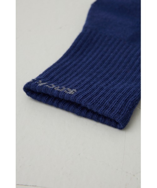 AZUL by moussy(アズールバイマウジー)の「ロゴジャガードミドルソックス(ソックス/靴下・メンズ・グレー/ネイビー/ブラック/ホワイト・FREE)」の6枚目の写真
