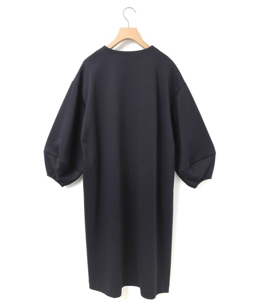 MidiUmi(ミディウミ)の「MidiUmi スムースダブルニットスキッパーワンピース(ワンピース・レディース・ブラック/ネイビー系2/ネイビー・FREE)」の21枚目の写真