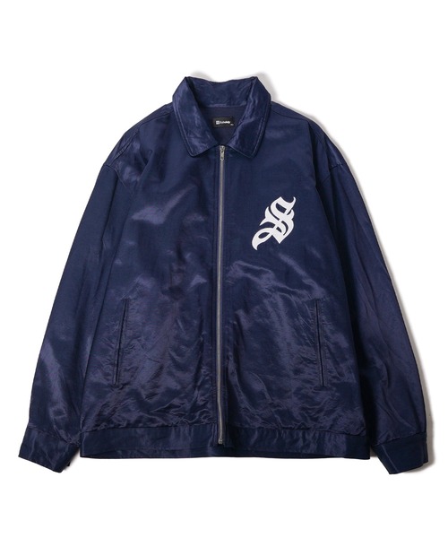 Subciety(サブサエティ)の「Satin swing top(ブルゾン・メンズ・アイボリー/ネイビー/ピンク・SMALL/MEDIUM/LARGE/X-LARGE)」の5枚目の写真