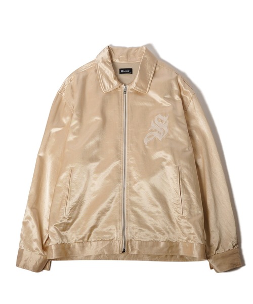 Subciety(サブサエティ)の「Satin swing top(ブルゾン・メンズ・アイボリー/ネイビー/ピンク・SMALL/MEDIUM/LARGE/X-LARGE)」の4枚目の写真