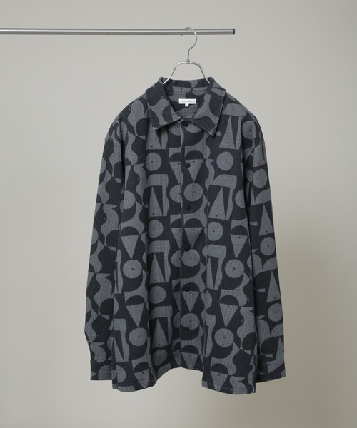 セール】NORMANBROS別注 プリントワッフルシャツ 長袖（シャツ