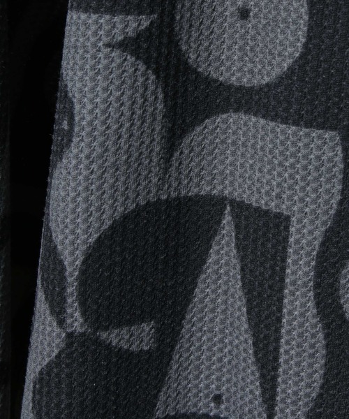 NANO universe（ナノユニバース）の「NORMANBROS別注 プリントワッフルシャツ 長袖（シャツ/ブラウス・メンズ・カーキ/ブラック・L/M）」の9枚目の写真