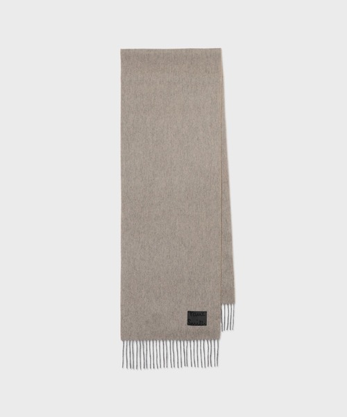 カシミヤファージレ⭐︎美品 Cropped Logo” カシミヤブレンド マフラー【250430】（マフラー