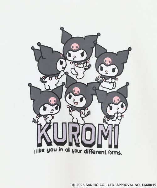 sanrio（サンリオ）の「サンリオキャラクターズ サガラ刺繍 裏起毛ビッグシルエットトレーナー（スウェット・レディース・ダークブルー/オフホワイト/ホワイト系/ダークラベンダー/ダークブラウン/ホワイト系2/クリーム/ホワイト系3/ブラック/ライトピンク/ブラック系/オートミール/ネイビー/ベージュ・FREE）」の20枚目の写真