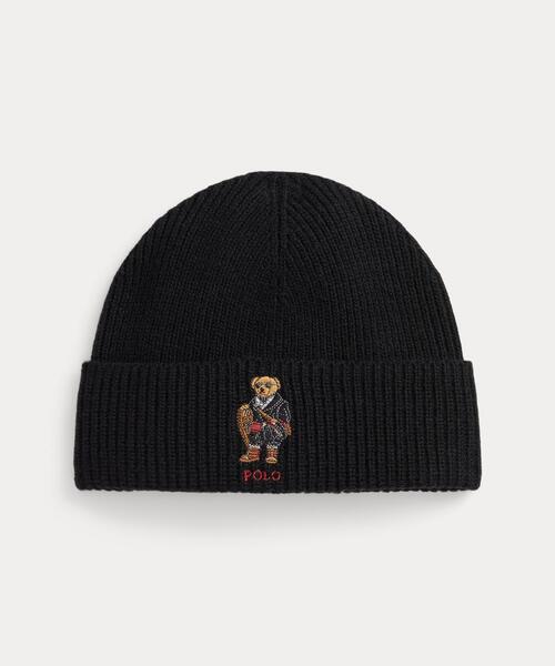 POLO RALPH LAUREN ケーブルニット ウールカシミヤ ハット POLO RALPH LAUREN（ポロ ラルフ ローレン）の「ケーブルニット ウール
