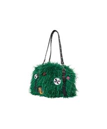 HYSTERIC GLAMOUR(ヒステリックグラマー)のスタッズベルト ファーバッグ(トートバッグ)