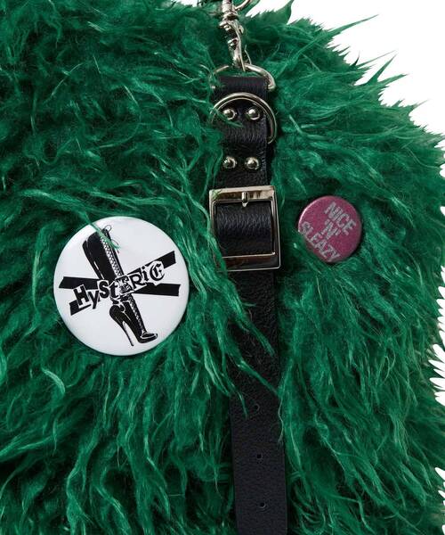 HYSTERIC GLAMOUR(ヒステリックグラマー)の「スタッズベルト ファーバッグ(トートバッグ・レディース・ブラック/ピンク/グリーン・FREE)」の11枚目の写真
