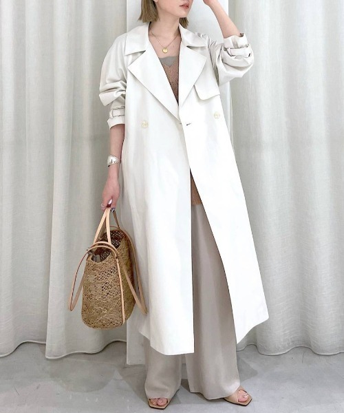 ブランド古着】BABYLONE｜バビロン（レディース）のトレンチコート