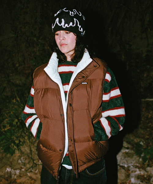WKNDRS(ウィーキャンドース)の「PUZZLE PUFFER VEST (BEIGE)(ダウンベスト・レディース・その他・LARGE/X-LARGE/MEDIUM)」の5枚目の写真