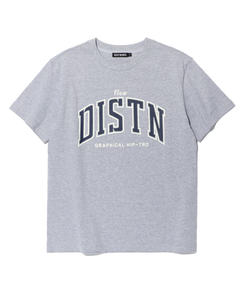 DISTN9NE(ディストナイン)の「アーチロゴ半袖Tシャツ MELANGE GREY (LP2TU308-097)(Tシャツ/カットソー・メンズ・その他・100/105/95)」の1枚目の写真