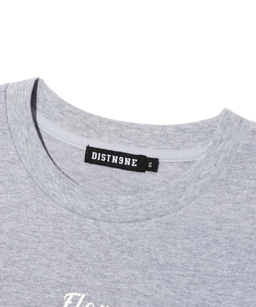 DISTN9NE(ディストナイン)の「アーチロゴ半袖Tシャツ MELANGE GREY (LP2TU308-097)(Tシャツ/カットソー・メンズ・その他・100/105/95)」の2枚目の写真