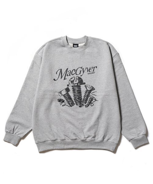 GAKKAI UNIONS(ガッカイユニオンズ)の「マクガイバー スウェット グレー(スウェット・レディース・その他・MEDIUM/LARGE)」の2枚目の写真