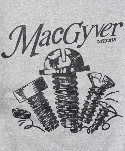 GAKKAI UNIONS(ガッカイユニオンズ)の「マクガイバー スウェット グレー(スウェット・レディース・その他・MEDIUM/LARGE)」の5枚目の写真
